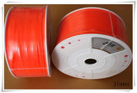 Orange Polyurethane Round Belt High Impact Resistance 85A - 90A Hardness