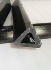 Non-standard Injection Molding Black Triangle Piping , Industrial Polyurethane Parts